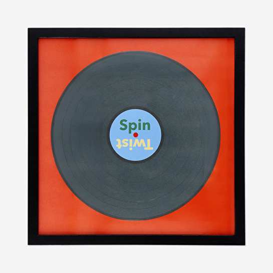 Flying Tiger Copenhagen Siyah Plak Kapağı Detaylı Çerçeve