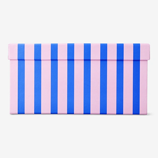 Flying Tiger Copenhagen Pembe Mavi Çizgili Kutu