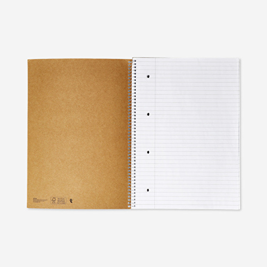 Flying Tiger Copenhagen Spiralli Çizgili A4 Defter