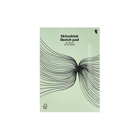 Flying Tiger Copenhagen Bambu Eskiz Defteri A5 50 Sayfalı