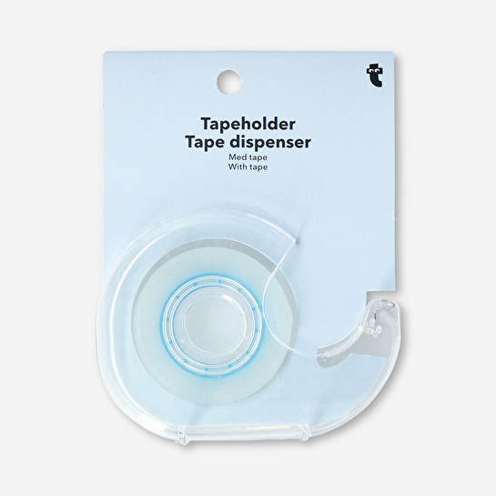 Flying Tiger Copenhagen Şeffaf ve Mavi Renkli Bant Tutucu