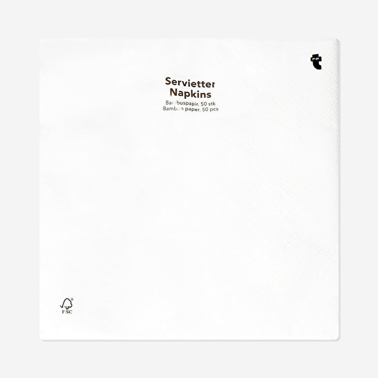 Flying Tiger Copenhagen Beyaz Servis Peçetesi 50'li