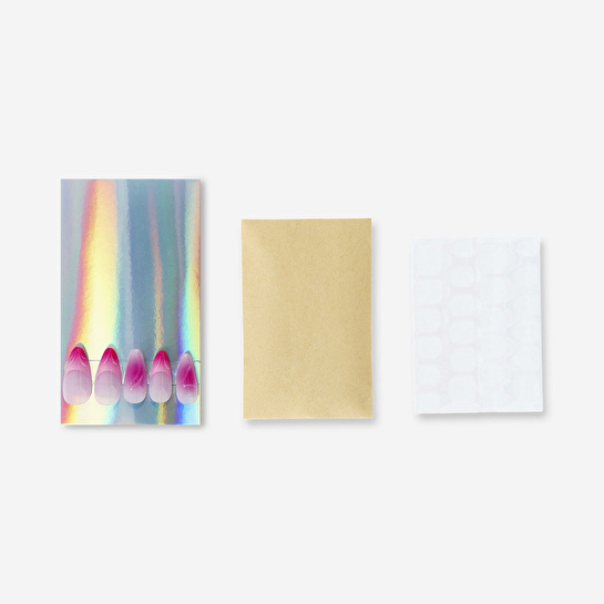 Flying Tiger Copenhagen Pembe Fransız Manikürlü Takma Tırnak Seti