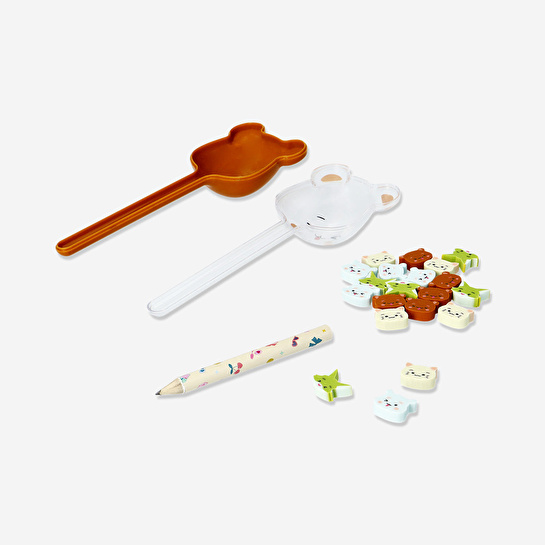 Flying Tiger Copenhagen Ayıcıklı Kutuda Silgili Kurşun Kalem