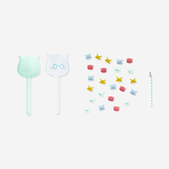 Flying Tiger Copenhagen Kedi Kutuda Silgili Kurşun Kalem