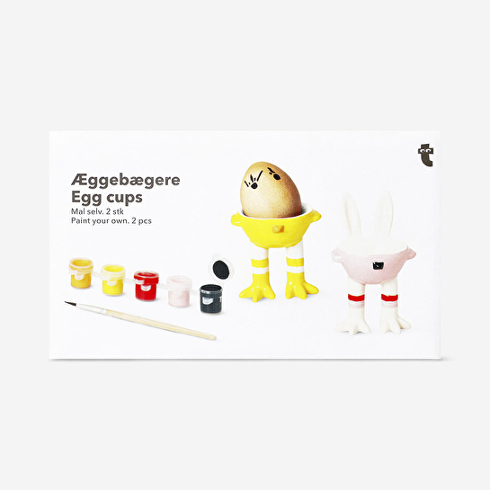 Flying Tiger Copenhagen Kendin Boya 2'li Seramik Yumurtalık