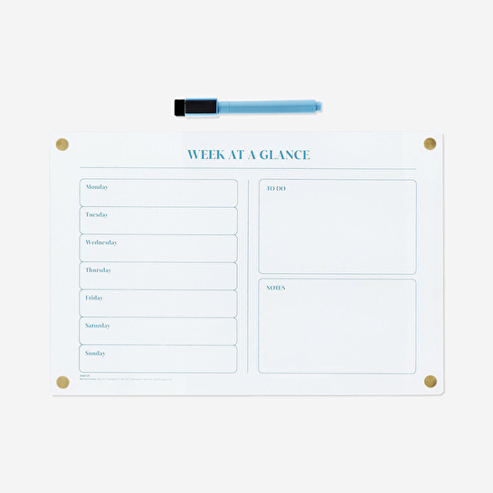 Flying Tiger Copenhagen Mıknatıslı Kalemli Haftalık Planlayıcı