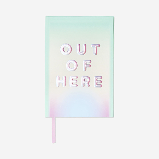 Flying Tiger Copenhagen Mavi Renk Geçişli Not Defteri