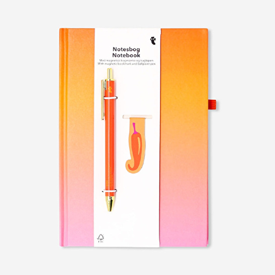 Flying Tiger Copenhagen Kalemli Ayraçlı Turuncu Defter