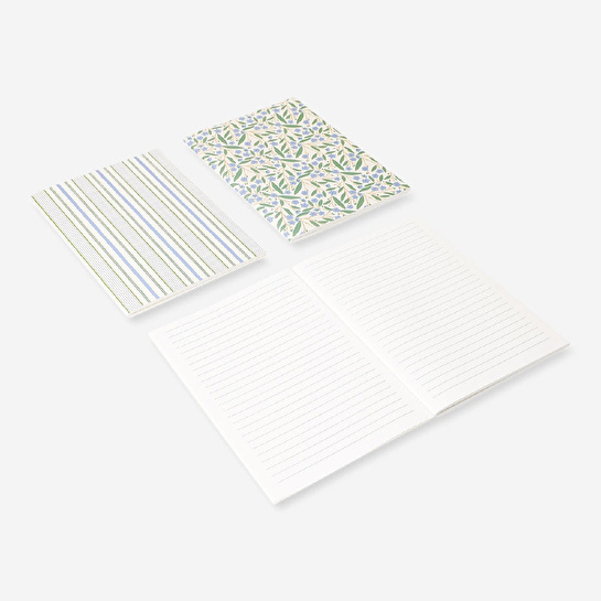 Flying Tiger Copenhagen 3'lü Çiçek Desenli Defter A5