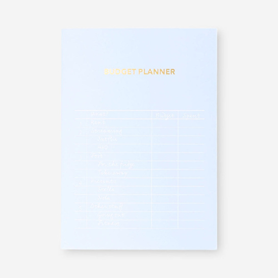 Flying Tiger Copenhagen Mavi Bütçe Planlayıcı Defter
