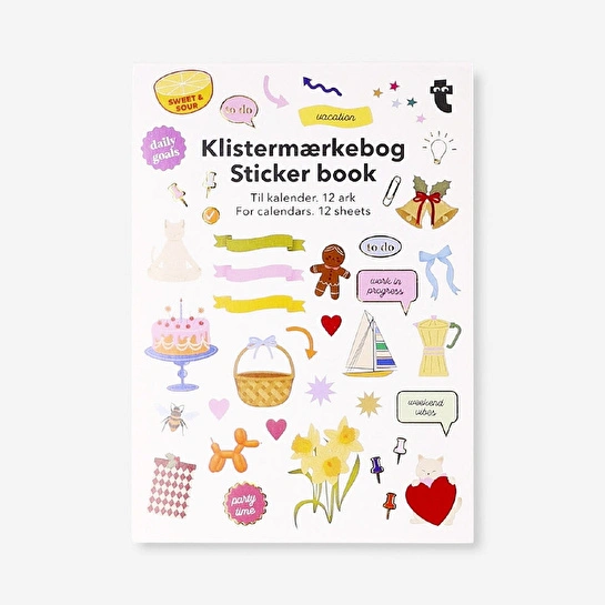 Flying Tiger Copenhagen Takvim İçin Sticker Kitabı