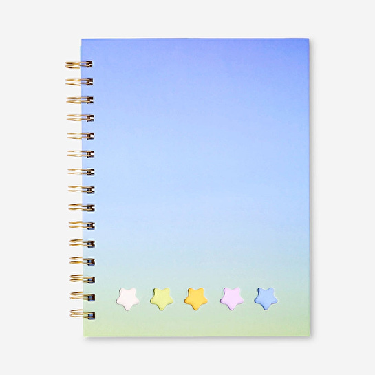 Flying Tiger Copenhagen Kalemli Mavi Spiralli Defter A5