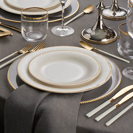 Jumbo Oscar Gold 55 Parça 12 Kişilik Yemek Takımı