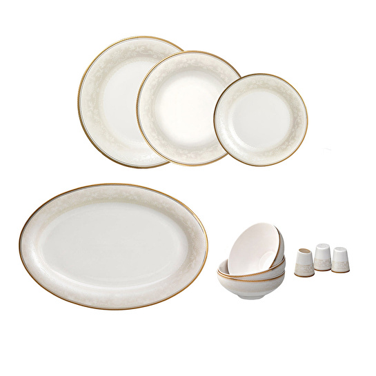 Jumbo Oscar Gold 55 Parça 12 Kişilik Yemek Takımı