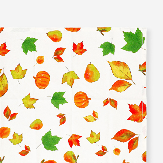 Flying Tiger Copenhagen Sonbahar Desenli Pamuklu Kumaş Peçete