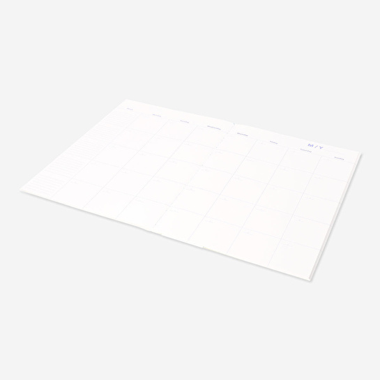 Flying Tiger Copenhagen Bej Çiçekli Haftalık Planlayıcı A4 Defter