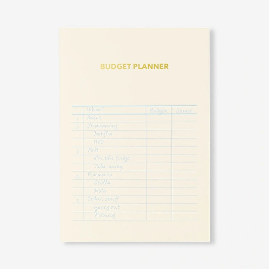 Flying Tiger Copenhagen Bütçe Planlayıcı Bej A5 Defter