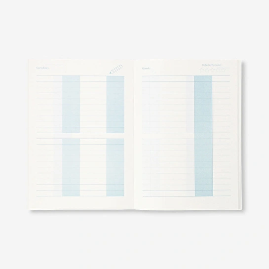 Flying Tiger Copenhagen Bütçe Planlayıcı Bej A5 Defter