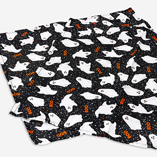Flying Tiger Copenhagen Hayalet Desenli Siyah Kumaş Peçete