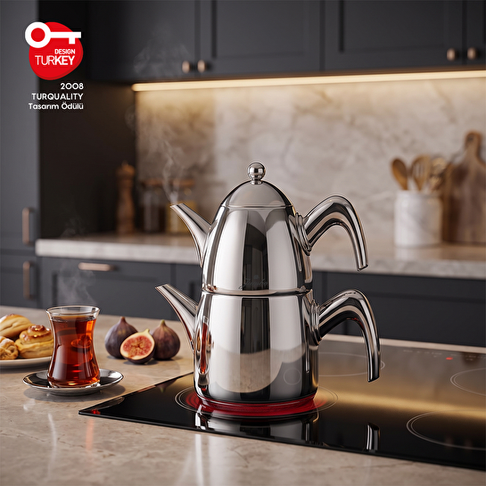 Jumbo 6500 Full Metal İndüksiyon Tabanlı Çaydanlık