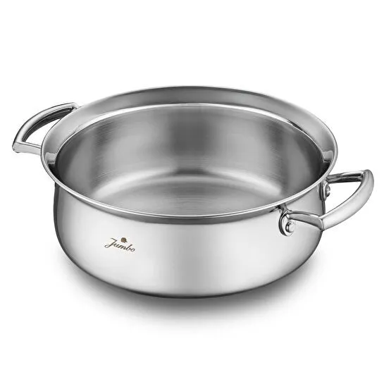 Jumbo Flame 5PLY 8 Parça İndüksiyon Tabanlı Çelik Tencere Seti
