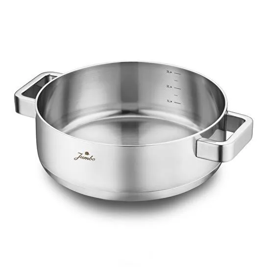 Jumbo Monaco 3PLY 8 Parça İndüksiyon Tabanlı Tencere Seti