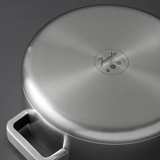 Jumbo Monaco 3PLY 8 Parça İndüksiyon Tabanlı Tencere Seti