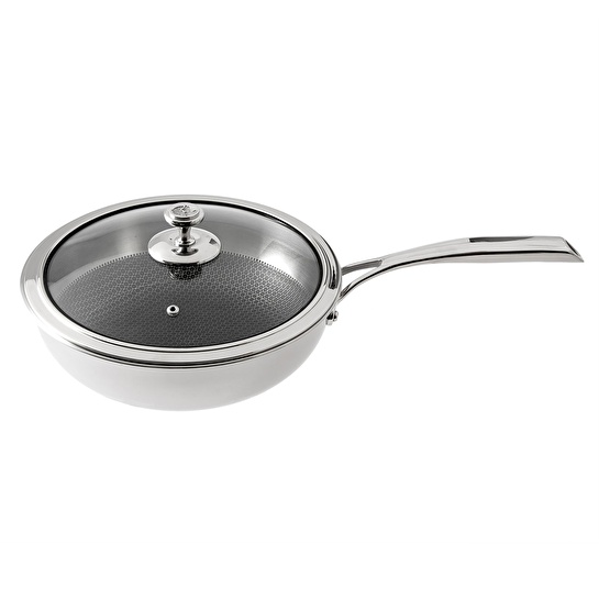 Jumbo Gourmet 3PLY İndüksiyon Tabanlı Wok Tava 26 cm