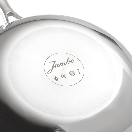 Jumbo Gourmet 3PLY İndüksiyon Tabanlı Wok Tava 26 cm