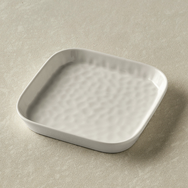 Karaca x Refika Bembeyaz Tatlı Tabağı 13 cm görseli 1