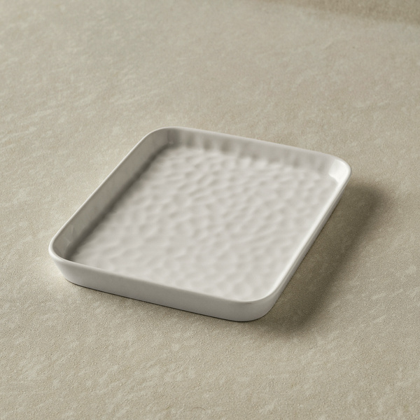 Karaca x Refika Bembeyaz Tatlı Tabağı 17 cm görseli 1