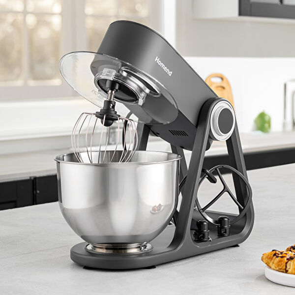 Homend Profashion 3023H Digital Ekran Döküm Hamur Yoğurma Makinesi Antrasit 1500W 5L