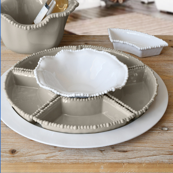 Baci Milano Joke Table Kitchen Melamin Salata Kasesi 27 cm Beyaz görseli 1