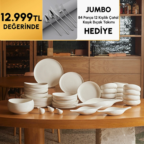 Karaca Red Carpet Earth Collection Clay 55 Parça 12 Kişilik Yemek Takımı