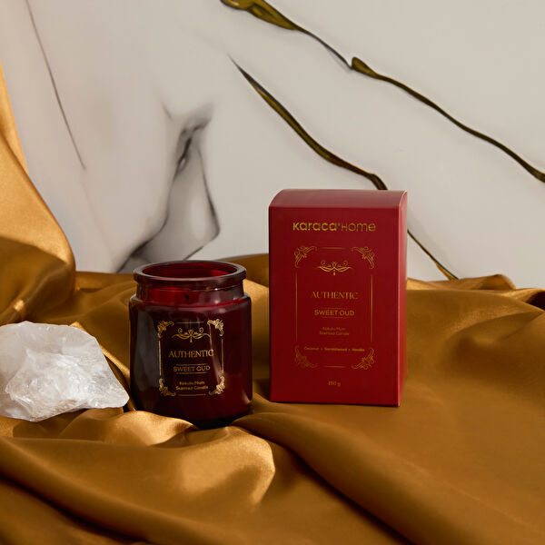 Karaca Home Authentic Serisi Sweet Oud Kokulu Mum görseli 1