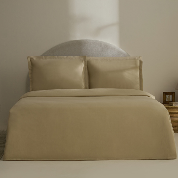 Karaca Home Farel Müslin Çift Kişilik Pike Vizon görseli 1