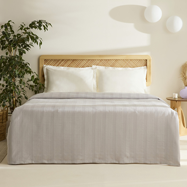 Karaca Home Verona %100 Pamuk Çift Kişilik Pike Taş görseli 1