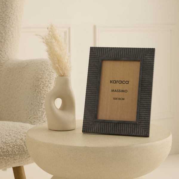 Karaca Home Massimo Vale Frame Çerçeve Antrasit 10x15 cm görseli 1