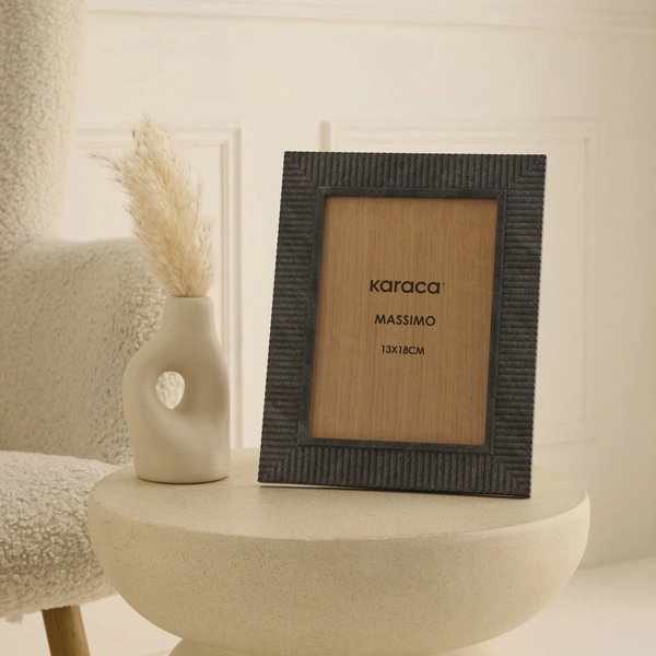 Karaca Home Massimo Vale Frame Çerçeve Antrasit 13x18 cm görseli 1