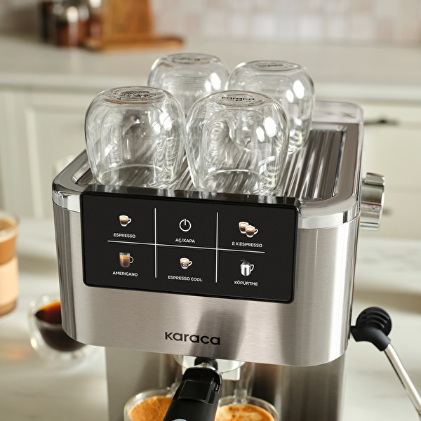 Karaca Coffee Art 1354 Espresso Makinesi Inox | Cookplus