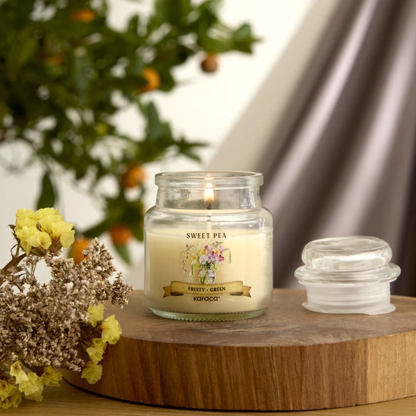 Karaca Home Terapi Tatlı Bezelye Kokulu Mum 65 gr görseli 1