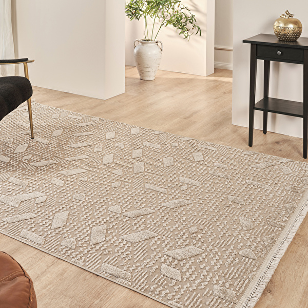 Kaşmir Halı 7/24 İskandinav Sten 120x180 cm görseli 1