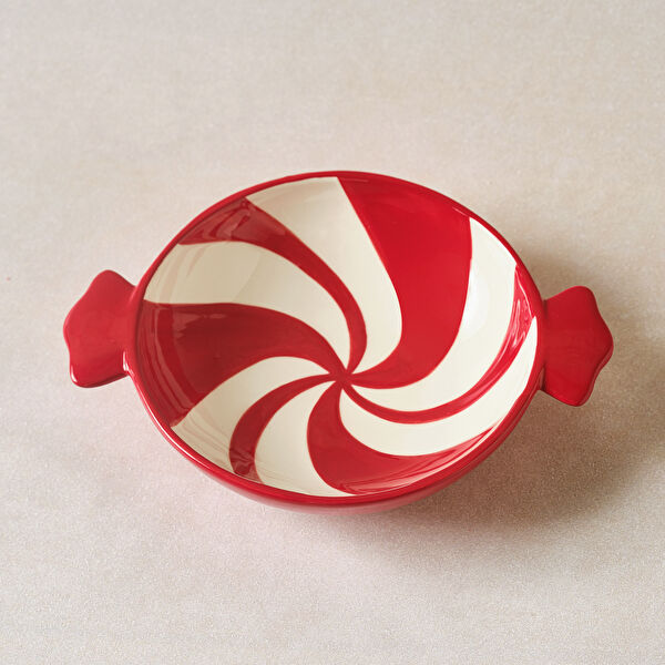 Karaca New Year Yılbaşı Candy Twist Kase 20 cm