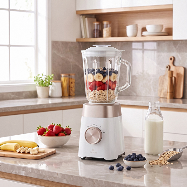 Emsan Multiblend Smoothie Blender Cream