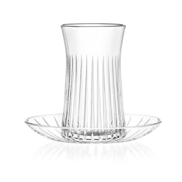 RCR Timeless 6'lı Çay Bardağı Seti 140 ml Şeffaf görseli 1