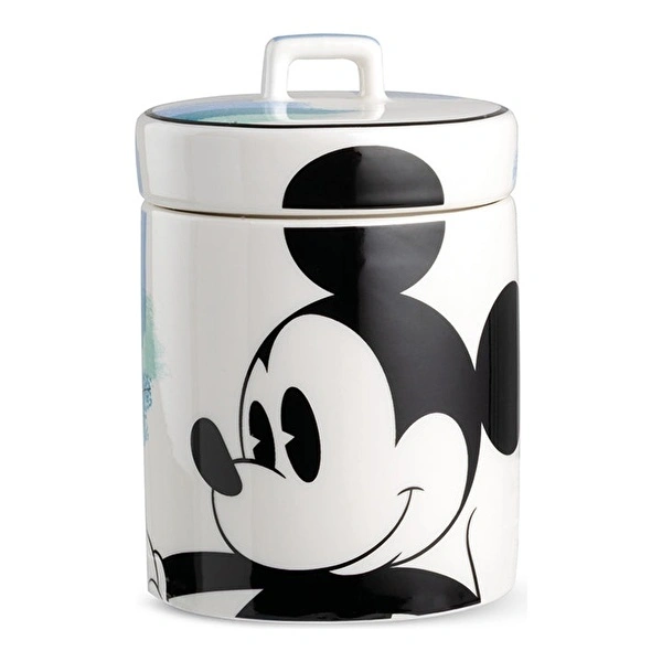 Egan Italy Mickey Mouse Enjoy S Porselen Vakumlu Kavanoz görseli 1