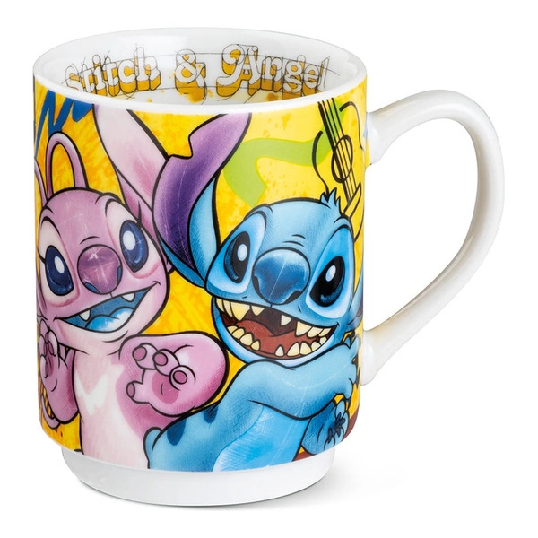 Egan Italy Stitch & Angel İstiflenebilir Kupa Sarı görseli 1
