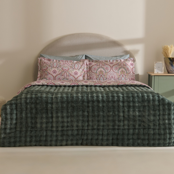 Karaca Home Velvet Tide Çift Kişilik Comfort Set Yeşil görseli 1