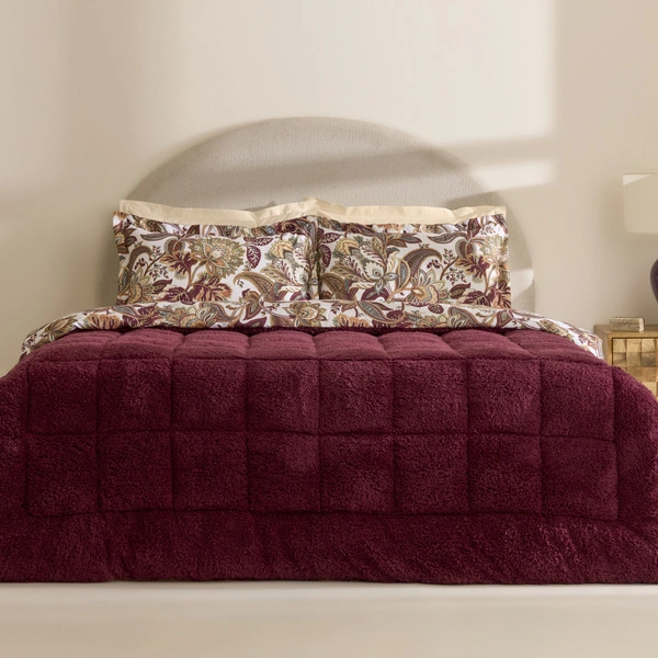 Karaca Home Vintage Blossom Çift Kişilik Comfort Set İndigo görseli 1